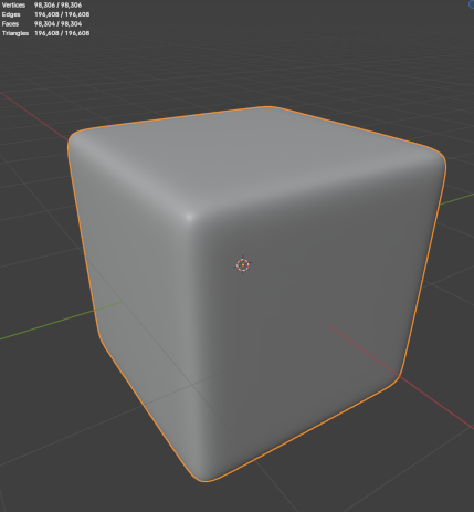 High-Poly-Cube für's Normal-Baking